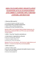 Osha 510 Examination 2026&vert;2027&vert;Latest &NewLine;Exam With Actual Exam Questions &NewLine;And Correct Answers &lpar;100&percnt; Verified &NewLine;Answers&rpar; Assured Pass
