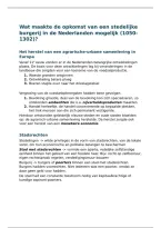 Geschiedenis &vert; HC&colon; Stedelijke Burgerij Nederlanden &vert; VWO &vert; 2026&sol;27