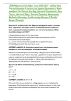 LADWP Electrical Craft Helper Exam 2026&sol;2027 &ndash; ACTUAL-Style Practice Questions & Answers&comma; Los Angeles Department of Water and Power Civil Service Test Prep&comma; Electrical Fundamentals&comma; Basic Circuits&comma; Electrical Safety&comma; Tools and Equipment&comma; Measurement&comma; Mech