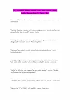 ISSA Certified Trainer 11th Exam Exam with correct Answers
