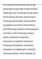 Bio290 Bio 290 Pharmacology Final Exam Joyce University Questions And Verified Answers With Rationales Just Released&period;pdf&NewLine;&NewLine;