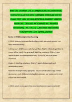 Rnrf Dcf &lpar;Florida Child Care&rpar; Practice Examination&vert;&NewLine;Newest Evaluated 100&percnt; Complete Approved Hinted&NewLine;Exam&vert; Test High Yield Questions & Correct Verified&NewLine;Answers &vert; Detailed Rationales &lpar;Key Reliable&NewLine;Solutions&rpar; &vert; Rated A&plus; &vert; Currently New Brand&NewLine;Version&ast;&ast;Ins
