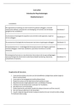 Volledig Leerplan &plus; oefenvragen - Introductie Psychobiologie &vert; Deeltentamen 2 &vert; UvA &vert; 2026&sol;27