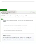 ISYE 6414 Midterm 1 Fall 2026 &vert; Questions&comma; Answers & Detailed Explanations &vert; Georgia Tech Exam Review