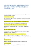 Dsp 2 Actual Newest Exam Questions With Detailed Answers&sol;&sol; Verified&sol;&sol;Graded A&plus;&sol;&sol; Guaranteed Pass