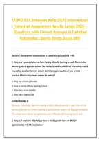 Nursing Pathophysiology Practice Questions