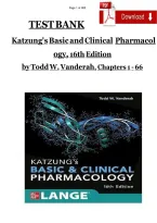 Test Bank For Basic and Clinical Pharmacology 16th Edition by Bertram G&period; Katzung&vert;&vert;ISBN NO-10&comma;1260463303&vert;&vert;ISBN NO-13&comma;978-1260463309 &vert;&vert;chapter 1-15&vert;&vert;Complete Guide A&plus;