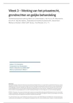 Samenvatting Werk en Zekerheid I Week 3&vert; Arbeidsrecht &vert; UvA &vert; 2026&sol;27