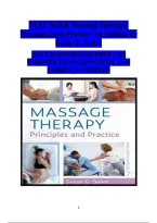 Official Test Bank&colon; Massage Therapy Principles & Practice &lpar;Edition 7th&rpar; by Susan Salvo &vert; Latest Update 2026&sol;2027