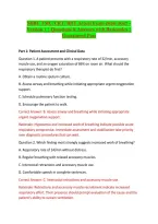 NBRC TMC&sol;CRT&sol;RRT Actual Exam 2026&sol;2027 &ndash; Version 1 &vert; &NewLine;Questions & Answers with Rationales &vert; Guaranteed Pass