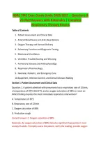 NBRC TMC Exam Study Guide 2026&sol;2027 &ndash; Questions & &NewLine;Verified Answers with Rationales &vert; Complete &NewLine;Respiratory Therapy Review