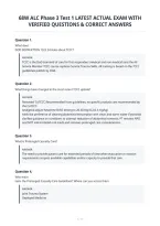 68W Alc Phase 3 Test 1 Latest Actual Exam With&NewLine;Verified Questions & Correct Answers