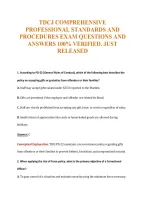 Tdcj Comprehensive Exam 2&NewLine;Questions And Answers 100&percnt;&NewLine;Verified&period; Just Released