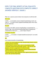 Nspn 7150 Final Newest Actual Exam With Complete Questions With Complete Correct Answers Verified&sol;&sol;&vert; Grade A