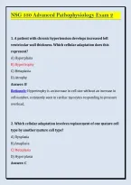 NSG 530 Exam 2 &lpar;PDF&rpar; &vert; &lpar;2026&rpar; Pathophysiology Q&A &vert; NSG 530