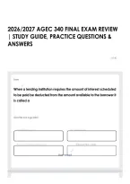 2026&sol;2027 Agec 340 Final Exam Review &vert; Study Guide&comma; Practice Questions & Answers