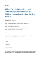 Practice Questions Covering Hypersensitivity Reactions&comma; Immunodeficiencies&comma; Allergy Management&comma; and Clinical Immunology Principles