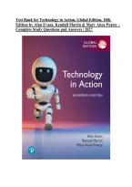 Test Bank for Technology in Action&comma; Global Edition&comma; 18th Edition by Alan Evans&comma; Kendall Martin & Mary Anne Poatsy &vert; ISBN&colon; 9781292728209 &vert; Complete Study Questions and Answers &vert; 2027&NewLine;