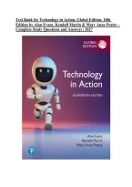 Test Bank for Technology in Action&comma; Global Edition&comma; 18th Edition by Alan Evans&comma; Kendall Martin & Mary Anne Poatsy &vert; ISBN&colon; 9781292728209 &vert; Complete Study Questions and Answers &vert; 2027