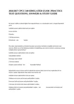 2026&sol;2027 Cpcu 540 Simulated Exam &vert; Practice Test Questions&comma; Answers & Study Guide
