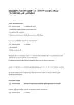 2026&sol;2027 Cpcu 540 Chapter 1 Study Guide&comma; Exam Questions And Answers
