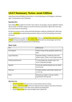 LSAT Summary Notes &lpar;for November 2026 Test&rpar; &colon; Strategy&comma; Mind Maps&comma; Diagrams and more&excl;