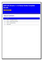 NUR 283 &lpar;Exams 1&ndash;3 & Study Guide&rpar; Complete Bundle &vert; Galen College&NewLine;