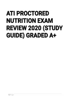 Ati Proctored Nutrition Exam Review 2026&sol;2027 &lpar;Study Guide&rpar;