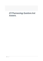 ATI Pharmacology Questions And Answers