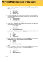 Ati Pharmacology Exam Study Guide