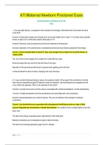 ATI Maternal Newborn Proctored Exam 2027 LATEST