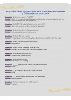NUR 505- Exam 1 &vert; Questions with 100&percnt; Verified Answers&NewLine;&vert; Latest Update 2026&sol;2027&NewLine;