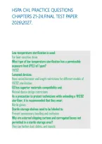 Hspa Chl Practice Questions Chapters 21-24&period;Final Test Paper 20262027&period;&NewLine;
