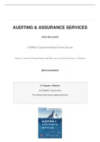 CONNECT Quizzes for Auditing & Assurance Services 2026 Release Louwers PDF