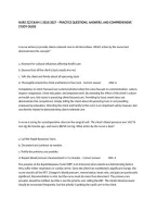 Nurs 322 Exam 1 2026&sol;2027 &ndash; Practice Questions&comma; Answers&comma; And Comprehensive Study Guide
