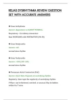 Relias Dysrhythmia Review Question&NewLine;Set With Accurate Answers