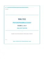 NSG 552 Psychopharmacology Exams 1&comma; 2 & 3 2026&sol;2027 &vert; Complete Accurate Questions with Rationales &vert; Graded A&plus; &vert; Instant Download