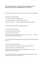 Nurs 322 Exam 2 2026&sol;2027 &ndash; Medical-Surgical Nursing Practice Questions&comma; Answers&comma; And Comprehensive Study Guide