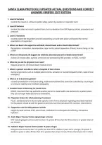Santa Clara Protocols Updated Actual Questions And Correct&NewLine;Answers Verified 2027 Edition&NewLine;