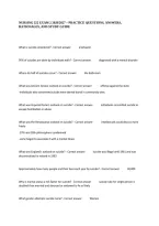 Nursing 322 Exam 2 2026&sol;2027 &ndash; Practice Questions&comma; Answers&comma; Rationales&comma; And Study Guide