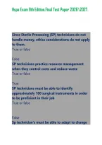 Hspa Exam 9th Edition&period;Final Test Paper 20262027&period;&NewLine;