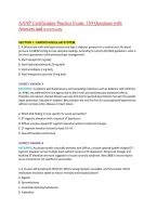 AANP Certification Practice Exam&colon; 350 Questions with &NewLine;Answers and RATIONALEs&period;