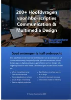 200&plus; Hoofdvragen voor hbo scripties Communication & Multimedia Design &vert; Editie 2026
