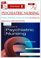 Keltner's Psychiatric Nursing Test Bank 9th Edition by Debbie Steele &vert; ISBN 9780323791960&NewLine;