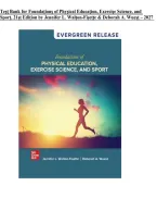 Test Bank for Foundations of Physical Education&comma; Exercise Science&comma; and Sport&comma; 21st Edition by Jennifer L&period; Walton-Fisette & Deborah A&period; Wuest &vert; ISBN&colon; 9781265178659 &vert; Study Questions and Answers &vert; 2027