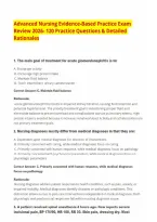 Advanced Nursing Evidence-Based Practice Exam Review 2026- 120 Practice Questions & Detailed Rationales&period;pdf&NewLine;&NewLine;