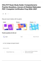 NHA PCT Exam Study Guide &vert; Comprehensive Practice Questions&comma; Answers & Detailed Rationales PDF &vert; Complete Certification Prep 2026&ndash;2027