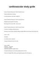 cardiovascular study guide Answers