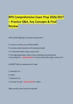  &NewLine;RPD Comprehensive Exam Prep 2026&sol;2027 &NewLine;&ndash; Practice Q&A&comma; Key Concepts & Final Review &NewLine; &NewLine;