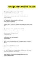 Portage A&P1 Module 5 Exam Answers&period;